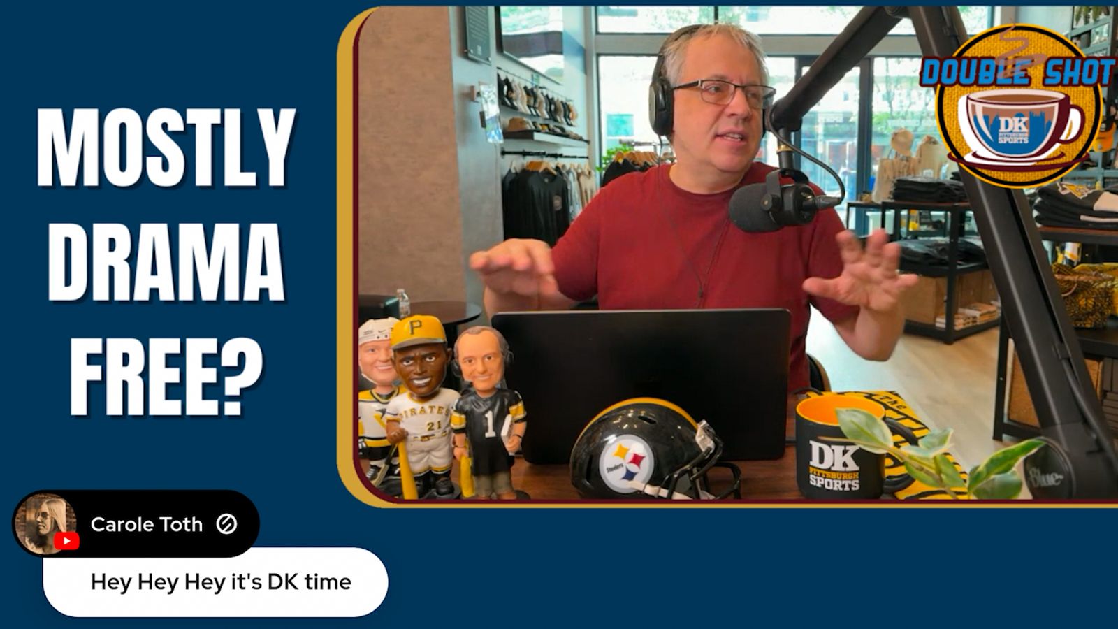 DK’s Double Shot of Steelers: Mostly drama free? taken in Downtown (Videos)